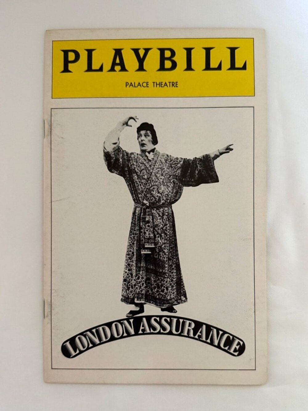 Vintage December 1974 London Assurance Playbill Donald Sinden Palace Theatre RSC